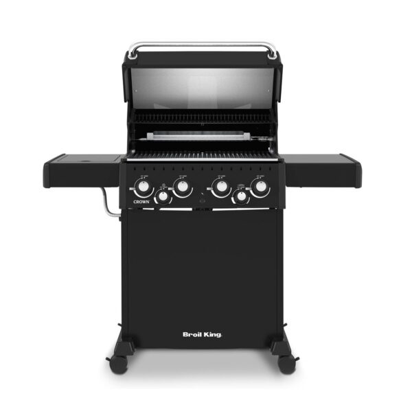 Broil King Crown 480 – Gas BBQ - Broil King Crown 480 – Gas BBQ See all the specifications you need to know below <strong>**Please contact us for delivery lead times as this item will be shipped directly from the manufacturer. </strong>    