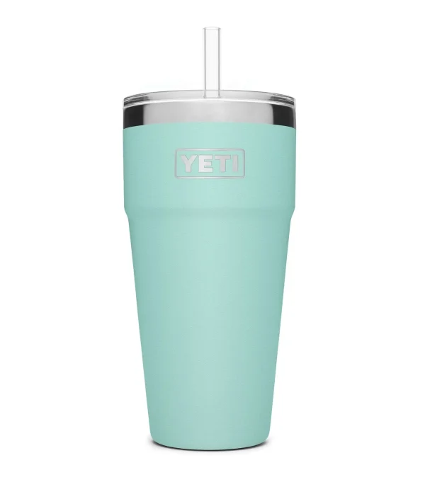 Yeti 26oz Straw Cup Seafoam