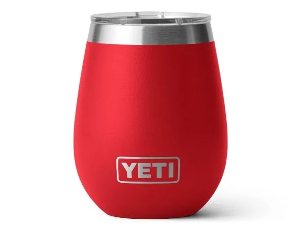 Yeti Rambler 10oz Wine Tumbler Rescue Red